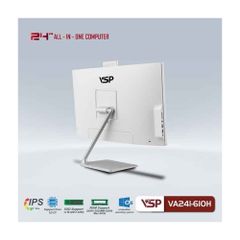 Máy tính để bàn VSP AIO (All in one) VA241-610H/23.8"/Full HD/60 Hz