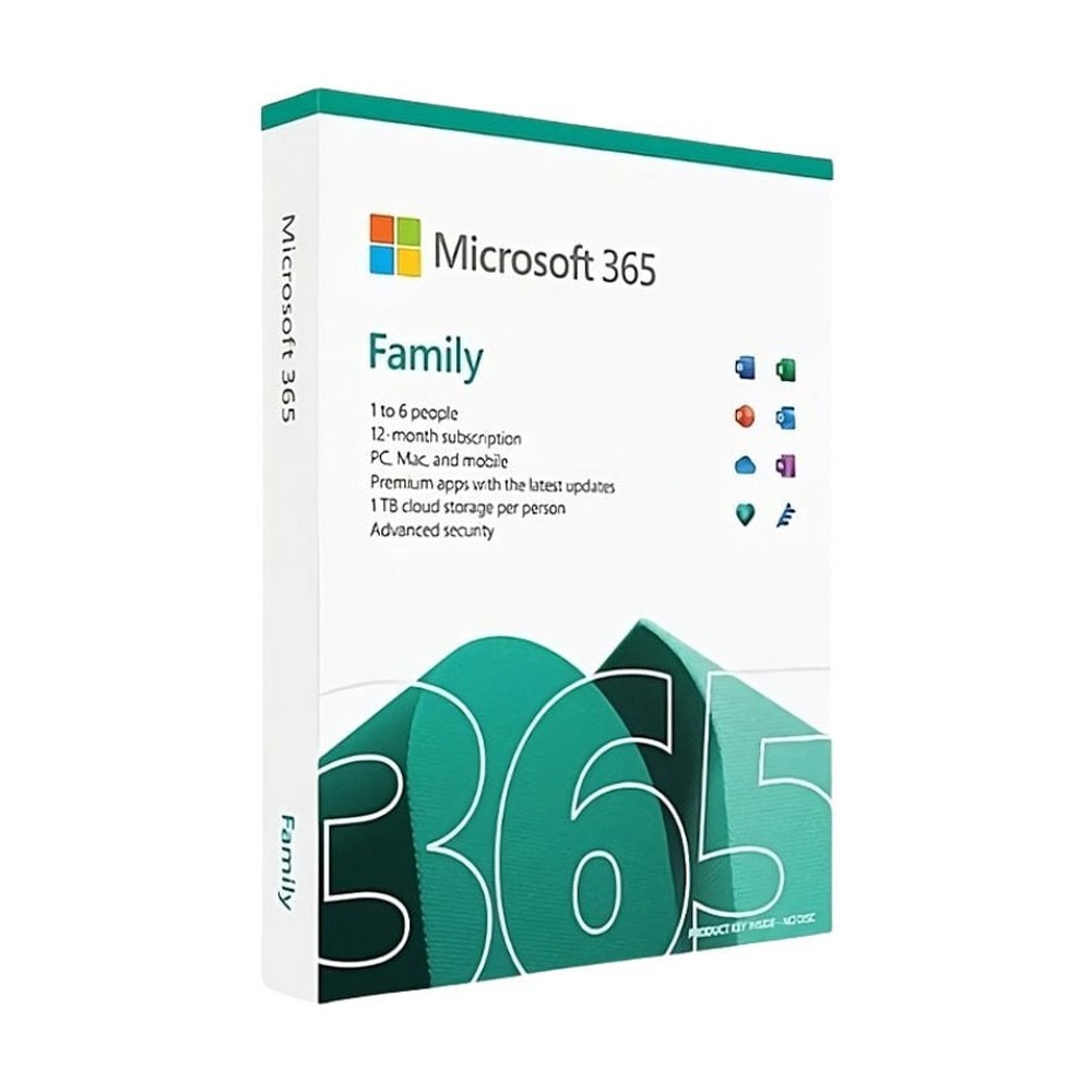 Phần Mềm Microsoft Office 365 Family Subscr PK Lic 1YR Online APAC EM ESD