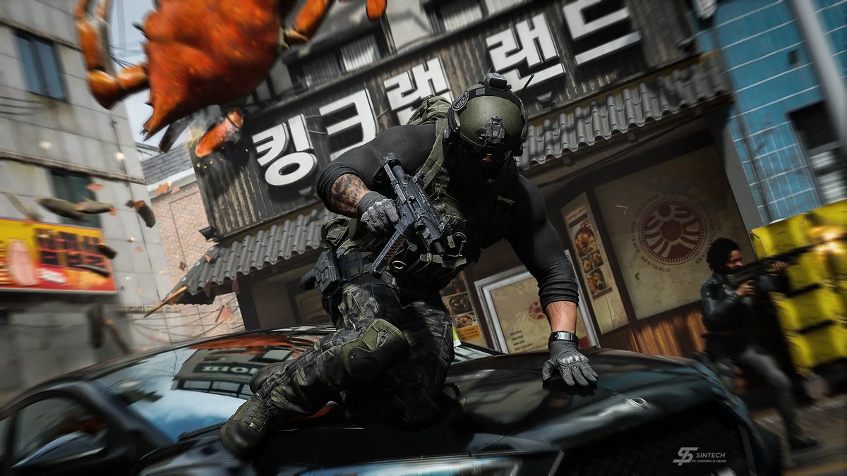 Chế độ nhiều người chơi Modern Warfare 4 trên bản đồ đường phố Hàn Quốc