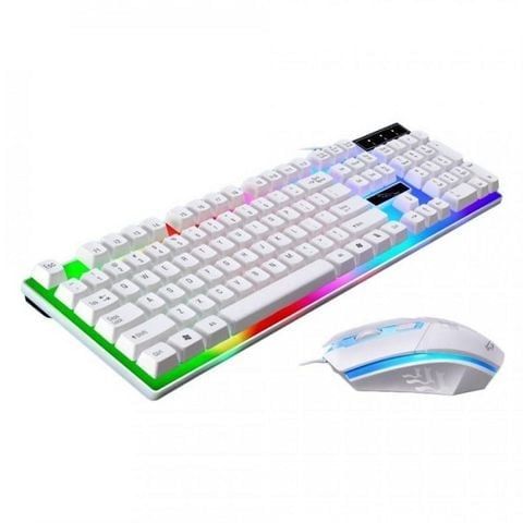 Combo Bàn Phím Chuột G21B (Trắng) Có Dây