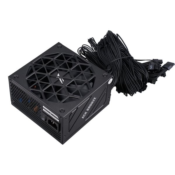 NGUỒN 1STPLAYER ACK-BRZ-850 850W ĐEN (80 PLUS BRONZE)