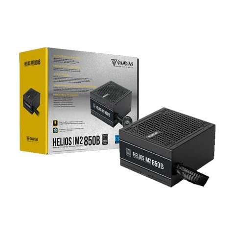 Nguồn Gamdias HELIOS M2-850B 850W 80 Plus Silver Đen
