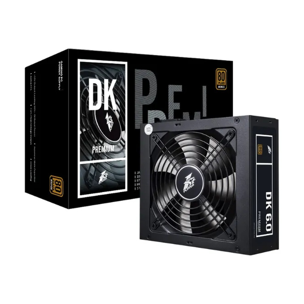 Nguồn 1STPLAYER DKPM-BRZ-600 600W 80 Plus Bronze Đen