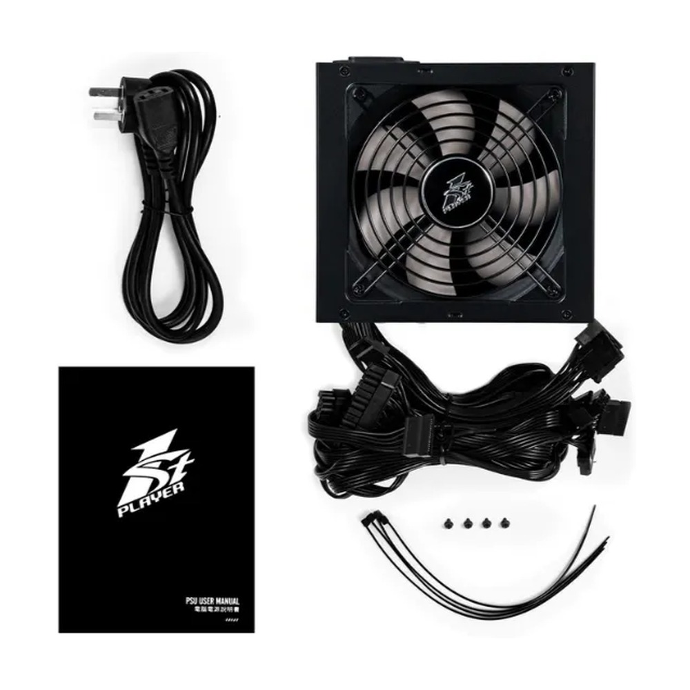 Nguồn 1STPLAYER DKPM-BRZ-600 600W 80 Plus Bronze Đen