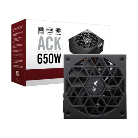 Nguồn 1STPLAYER ACK-STD-650 650W Đen