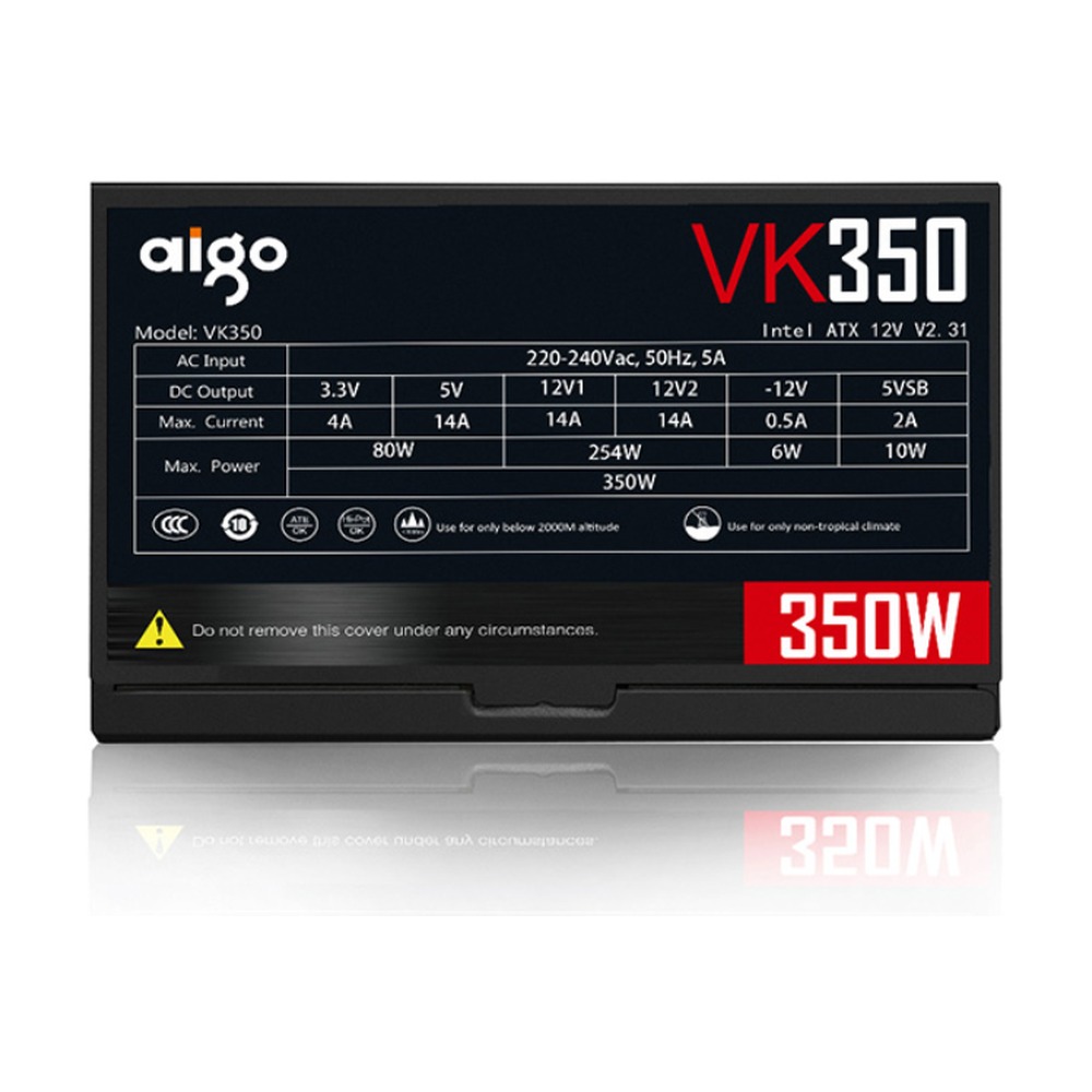 Nguồn AIGO VK350 350W Đen