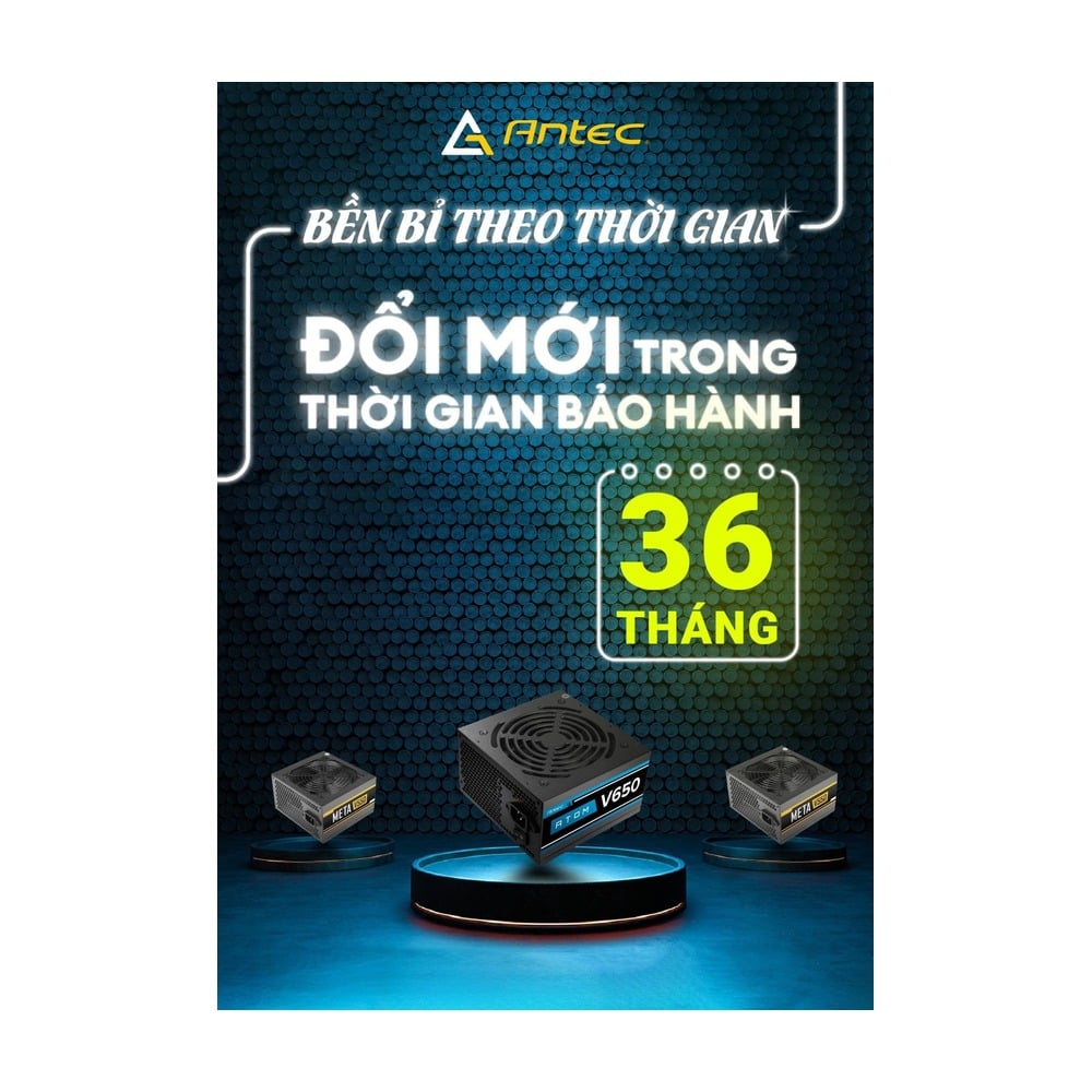 Nguồn Antec META V550 EC 550W Đen