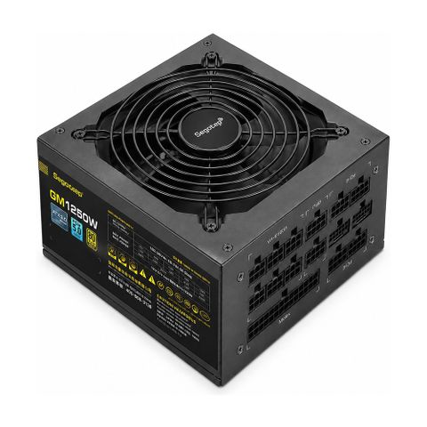 Nguồn Segotep GM1250W 1250W 80 Plus Gold Đen