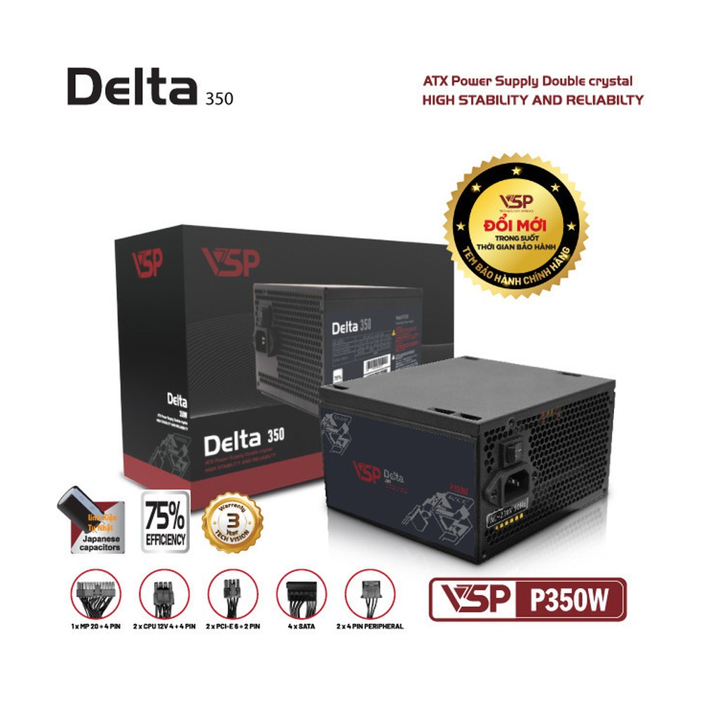 Nguồn máy tính VSP Delta P350W New