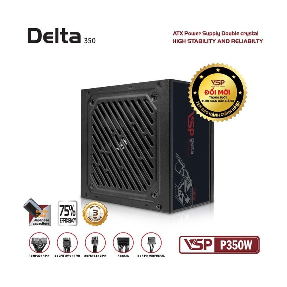 Nguồn máy tính VSP Delta P350W New