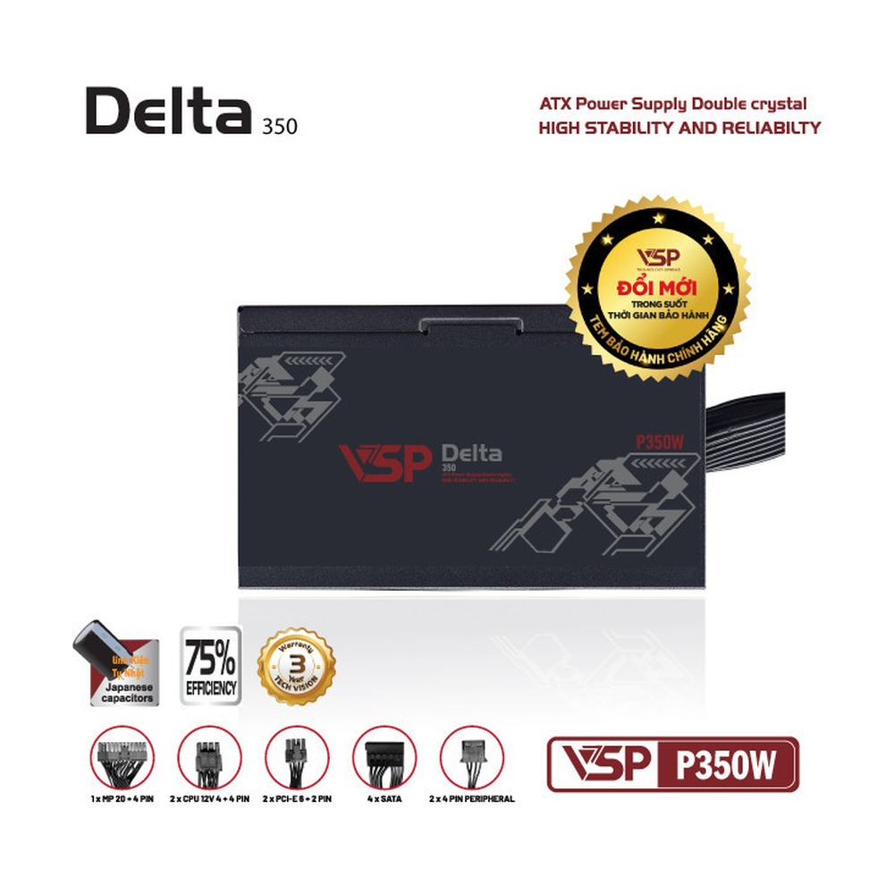Nguồn máy tính VSP Delta P350W New