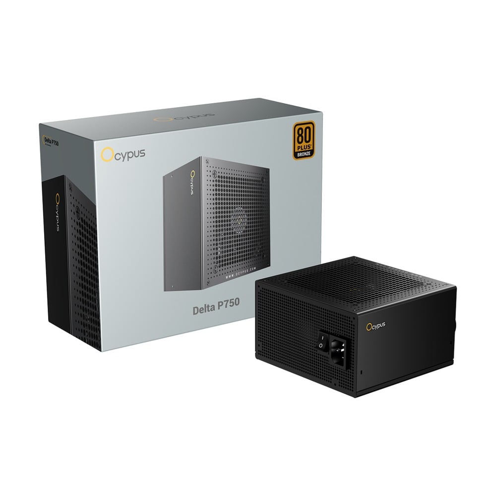 Nguồn Ocypus Delta P750 750W 80 Plus Bronze Đen