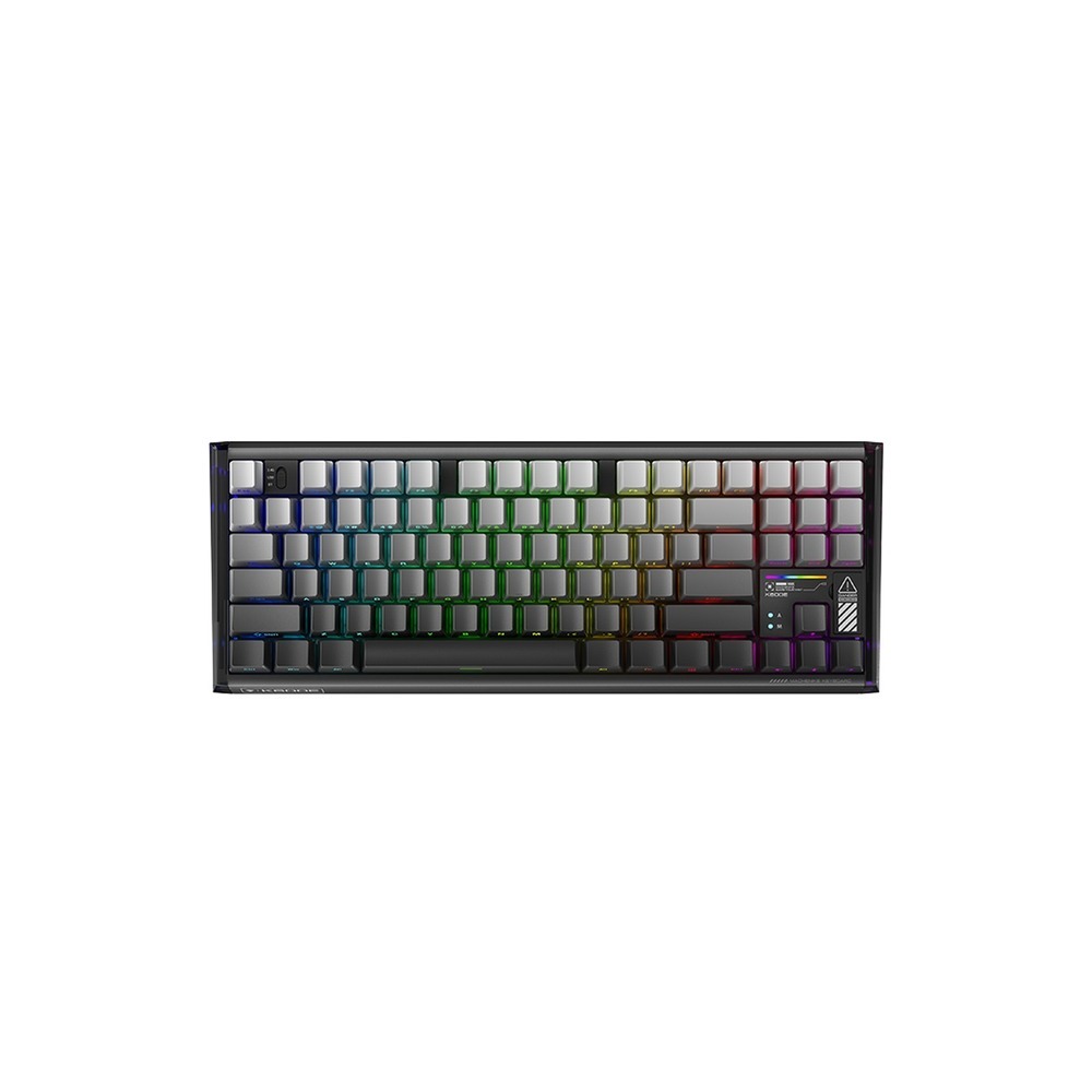 Phím Cơ Machenike K600E-B87W (GR Silver Switch Black gradient) Không Dây
