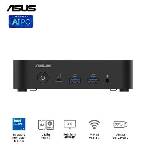 PC Mini ASUS NUC 14 Essential RNUC14MNK9700000 INTEL CORE N97 DDR5/WIFI6/NO-OS