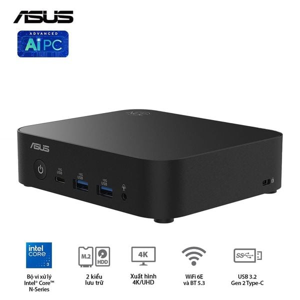 PC Mini ASUS NUC 14 Essential RNUC14MNK9700000 INTEL CORE N97 DDR5/WIFI6/NO-OS