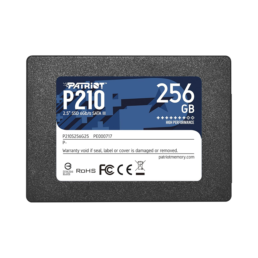 Ổ cứng SSD PATRIOT P210 256GB 2.5'' SATA3 P210S256G25