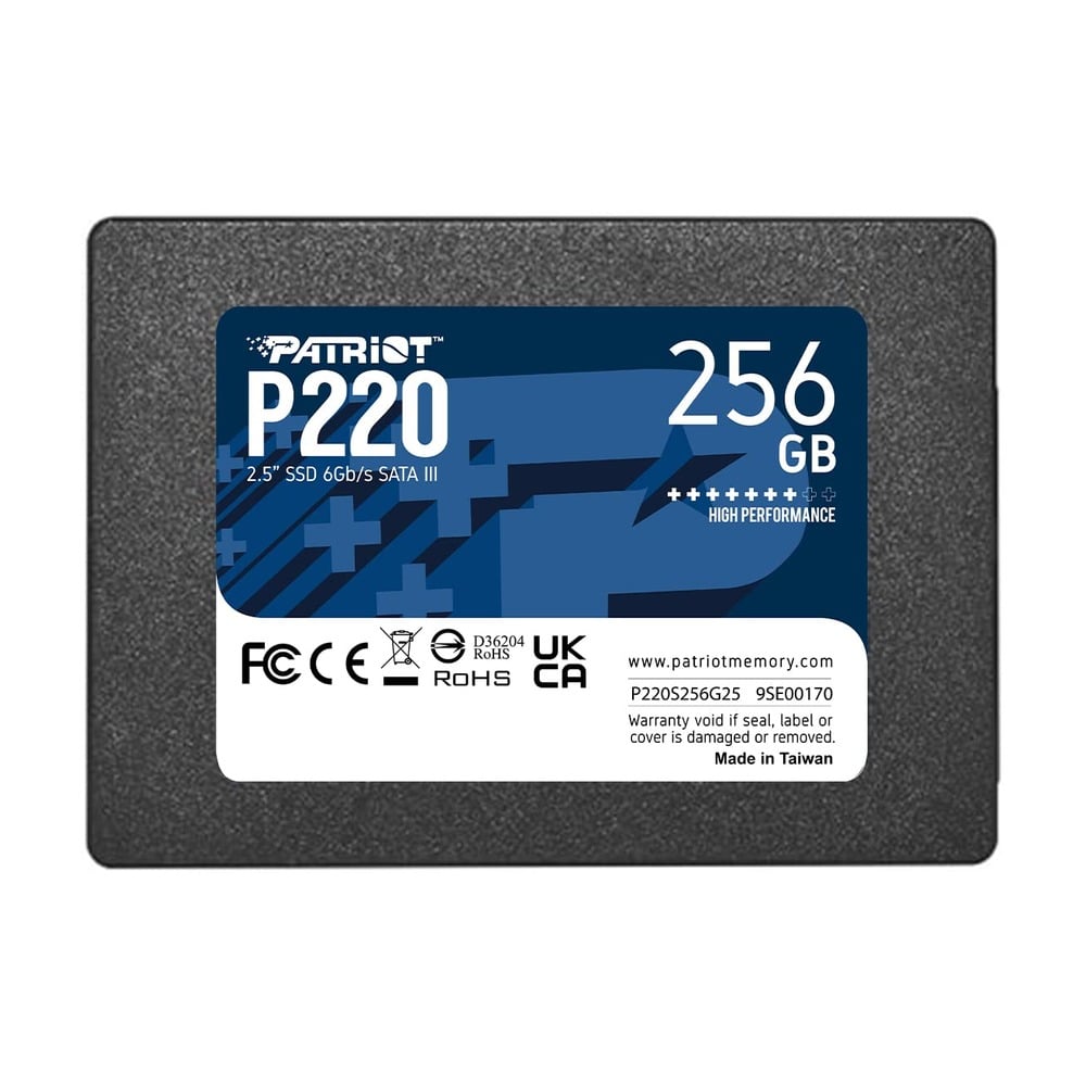 Ổ cứng SSD Patriot P220 256GB SATA III, 2.5 inch (P220S256G25)