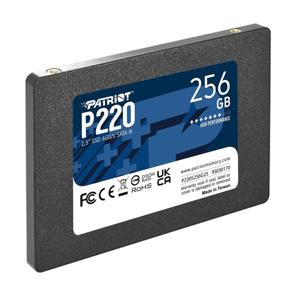 Ổ cứng SSD Patriot P220 256GB SATA III, 2.5 inch (P220S256G25)