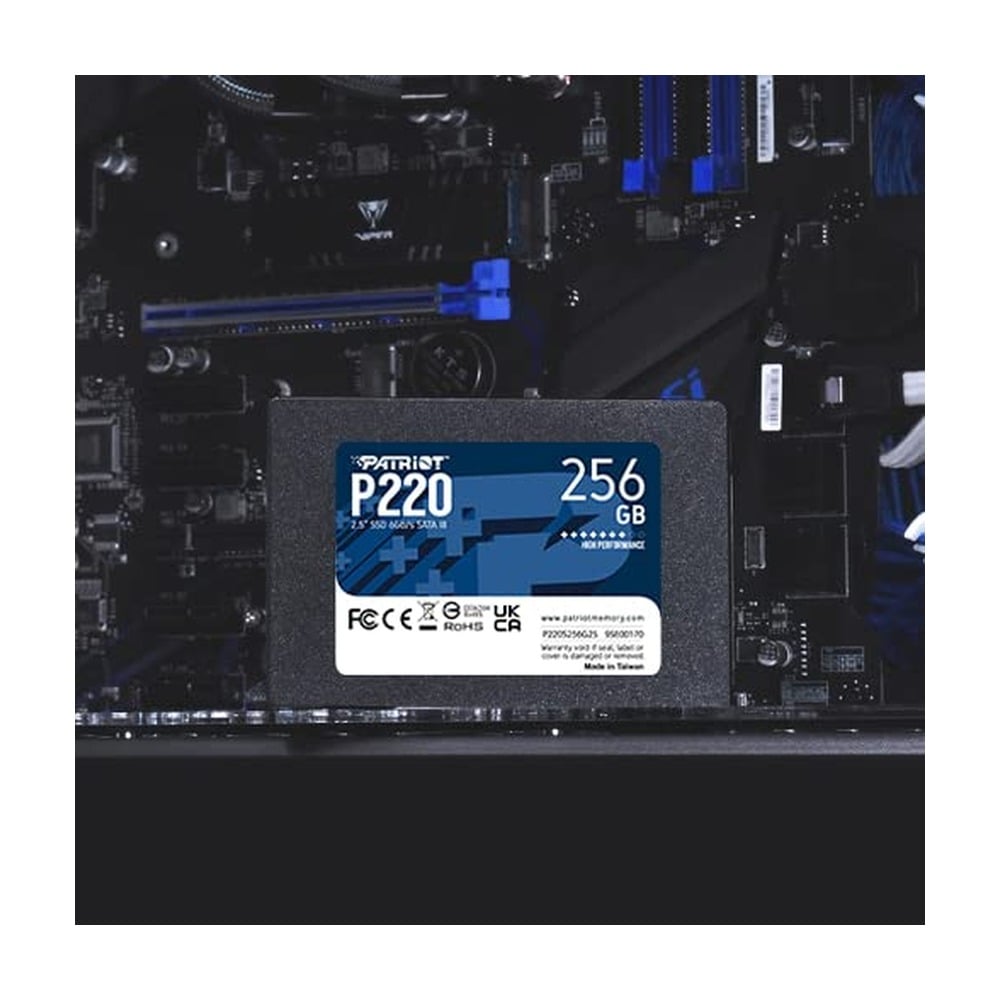 Ổ cứng SSD Patriot P220 256GB SATA III, 2.5 inch (P220S256G25)