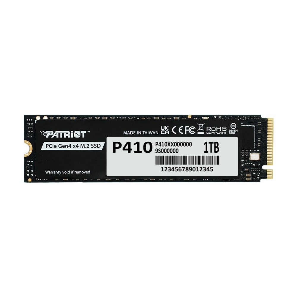 Ổ cứng SSD Patriot P410 1TB M.2 NVMe PCIe Gen4 x4
