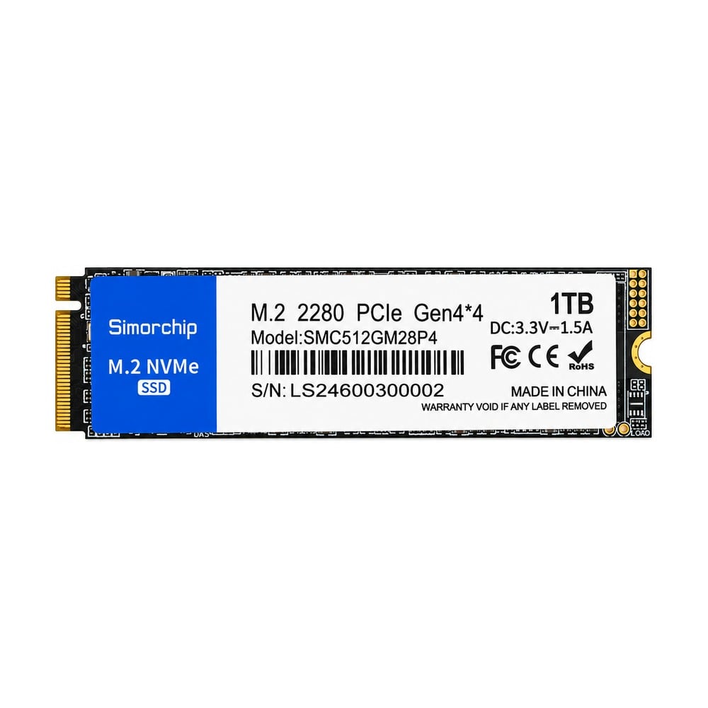 Ổ cứng SSD Simorchip 1TB M.2 NVME PCIe Gen4 x4