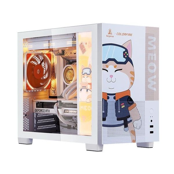 Vỏ Case SEGOTEP MEMPHIS S MEOW ORANGE mATX Cam