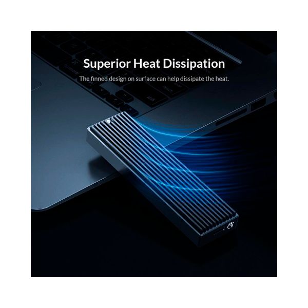 Box SSD M2 ORICO M2PV-C3 NVMe M.2 SSD Tốc độ 10Gbps