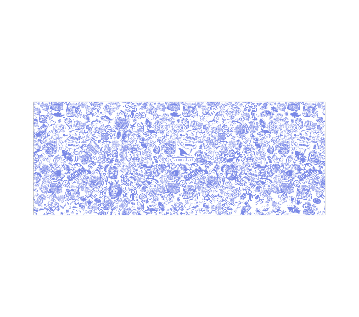 Lót Chuột Darmoshark PAD-2 Màu Trắng