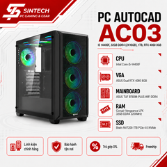 PC AUTOCAD AC03 I5 14400F , 32GB DDR4 (2X16GB), 1TB , RTX 4060 8GB
