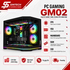 PC Gaming GM02 Intel I5 12400F, 16GB, 512GB, RTX 4060 8GB