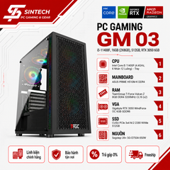 PC Gaming GM03 i5-11400F, 16GB, 512GB, RTX 3050 6GB