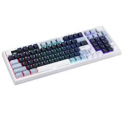 Phím Cơ Darmoshark TOP 98 Tri-mode RGB Trắng 3 Mode