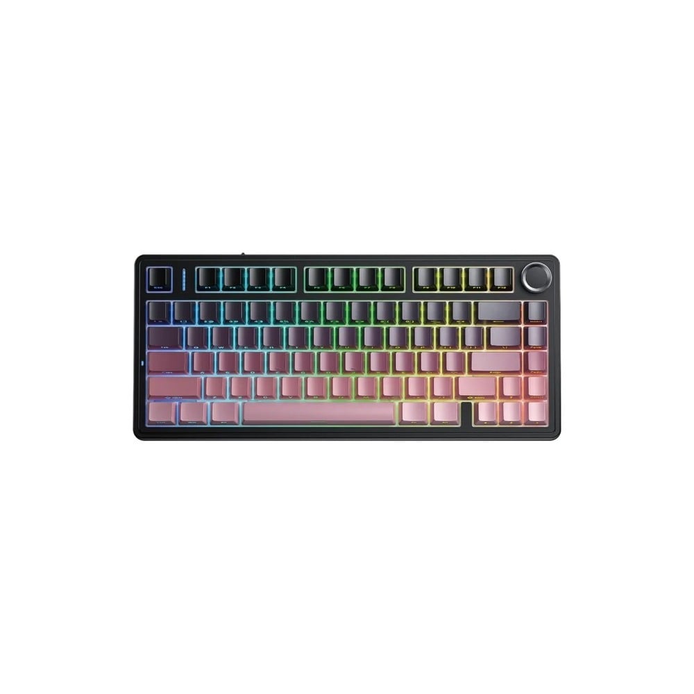 Phím Cơ Aula F75 (Reaper Switch Đen Hồng Gradient) Không Dây