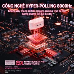Phím Cơ AULA HERO75HE 8607 (Stormrise Magnetic Switch Đen) Không Dây