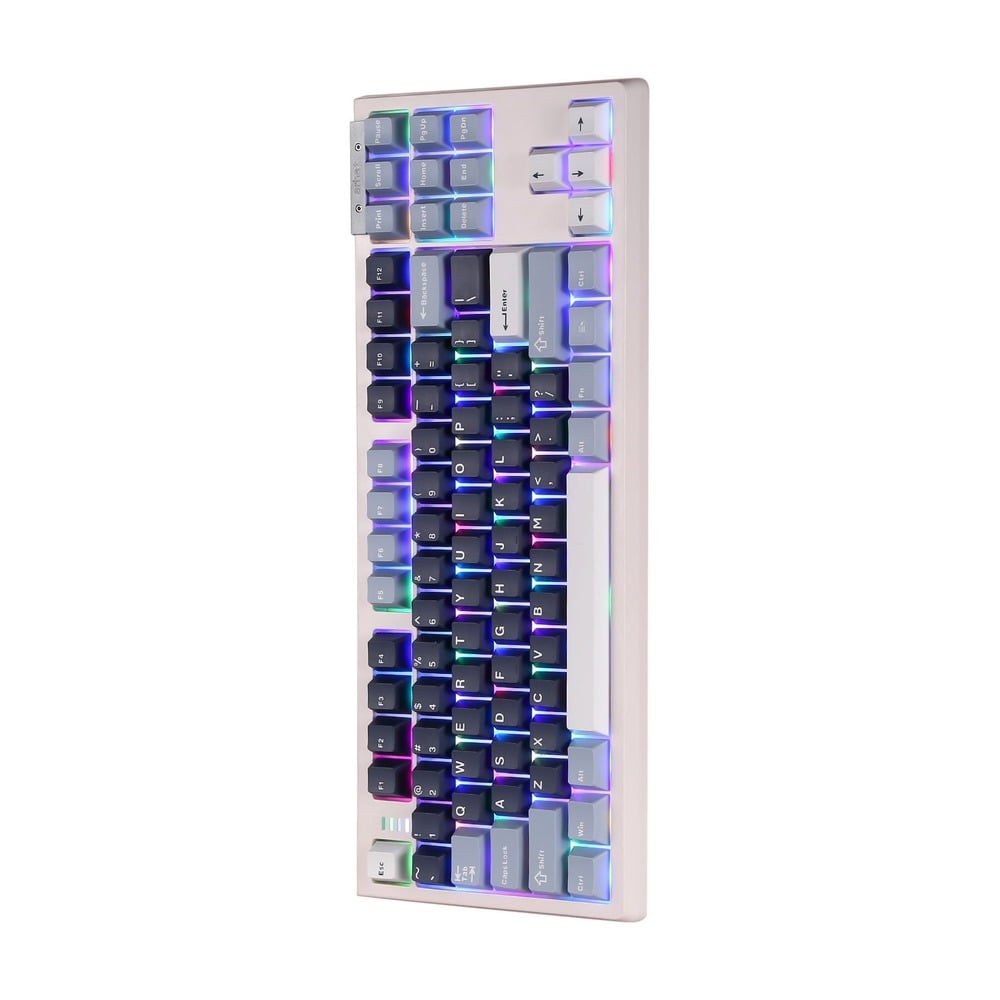 Phím Cơ Darmoshark TOP 98 Tri-mode RGB Trắng 3 Mode