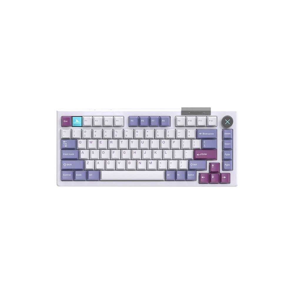 Phím Cơ Darmoshark TOP 75 Tri-mode RGB Trắng 3 Mode