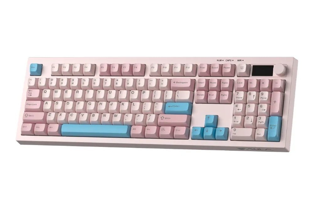 Phím Giả Cơ AULA S102 Pro 4753 (Hồng Xanh Dương) Không Dây