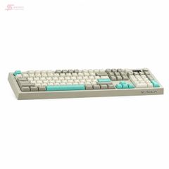 Phím Giả Cơ AULA S102 Pro 4777 (Xám Be Xanh Ngọc) Không Dây