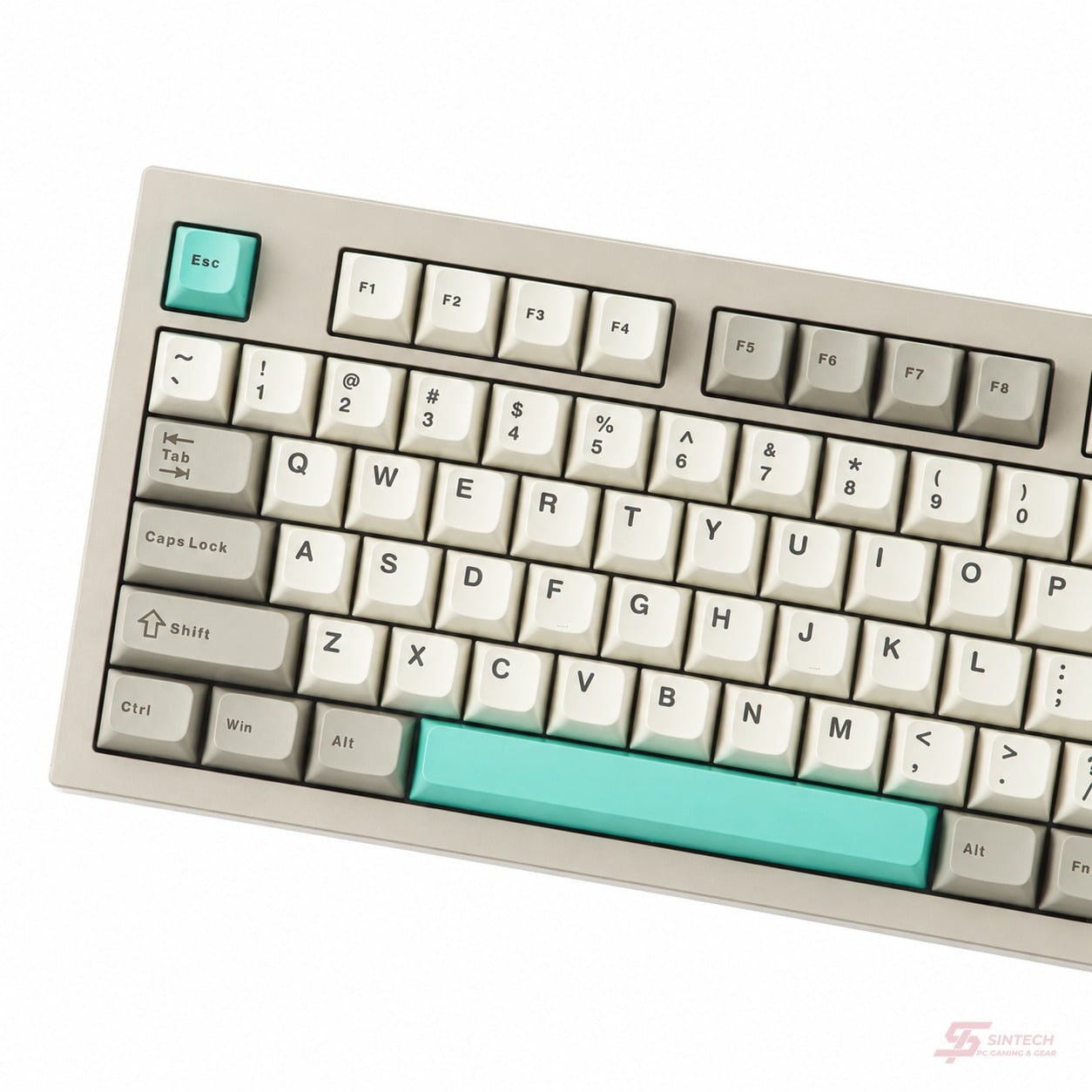 Phím Giả Cơ AULA S102 Pro 4777 (Xám Be Xanh Ngọc) Không Dây