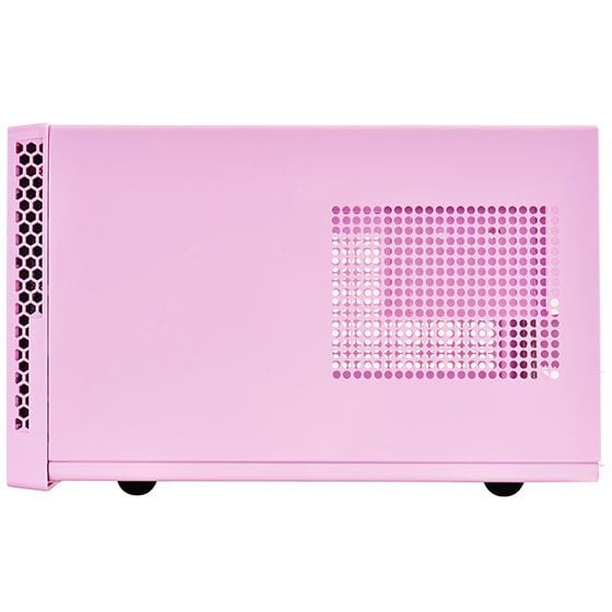 Vỏ Case Silver Stone Mini Sugo 13 ITX Hồng chi tiết lưới