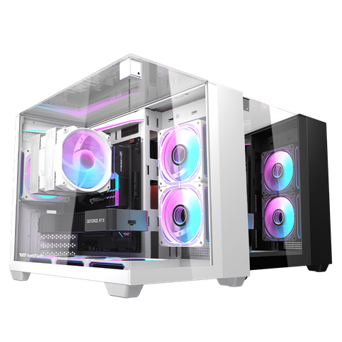 Vỏ Case DARKFLASH TH285M M-ATX Trắng