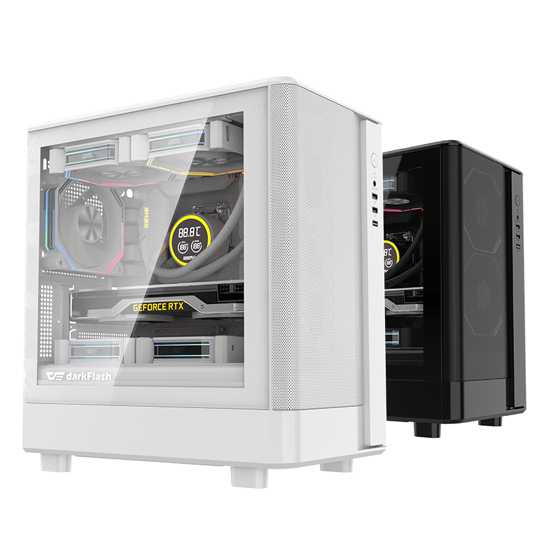 Vỏ Case DARKFLASH DB330M M-ATX Trắng MESH