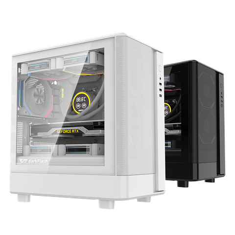Vỏ Case DARKFLASH DB330M M-ATX Trắng MESH