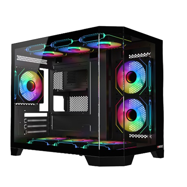 Vỏ Case Magic Cubi M Pro Đen M-ATX | Full AIO 360 Không Fan