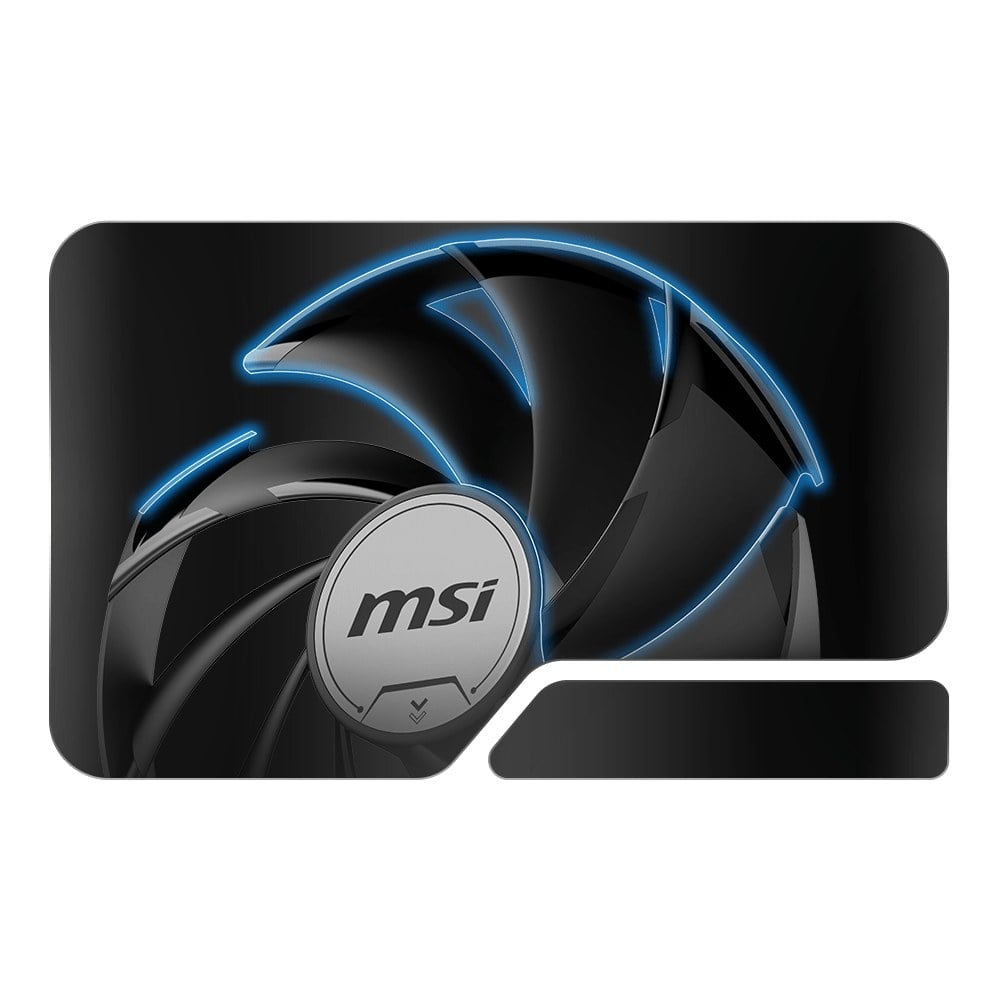 Quạt TORX FAN 5.0 trên card MSI RTX 5060 Ventus 2X OC V1