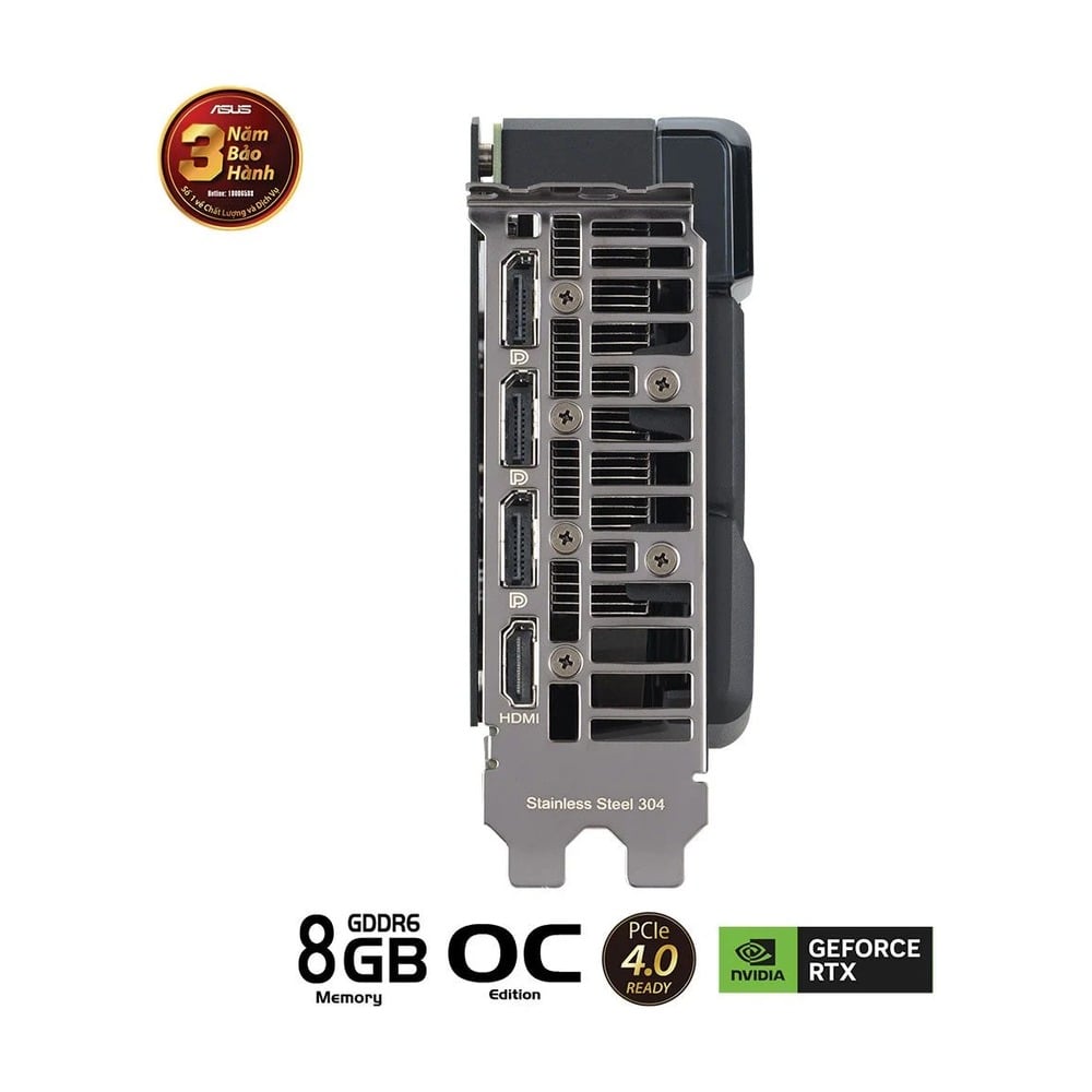 Card Màn Hình ASUS Dual RTX 4060 8GB GDDR6 (DUAL-RTX4060-8G)