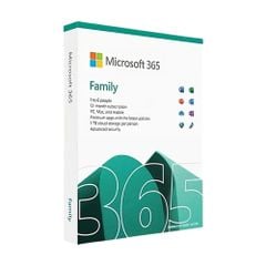 Phần mềm Microsoft Office 365 Family English APAC Subscr 1YR Medialess EP2-36878