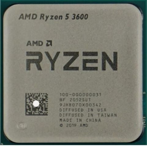 CPU AMD Ryzen 5 3600 (3.6GHz turbo up to 4.2GHz, 6 nhân 12 luồng, 35MB Cache, 65W) - Tray