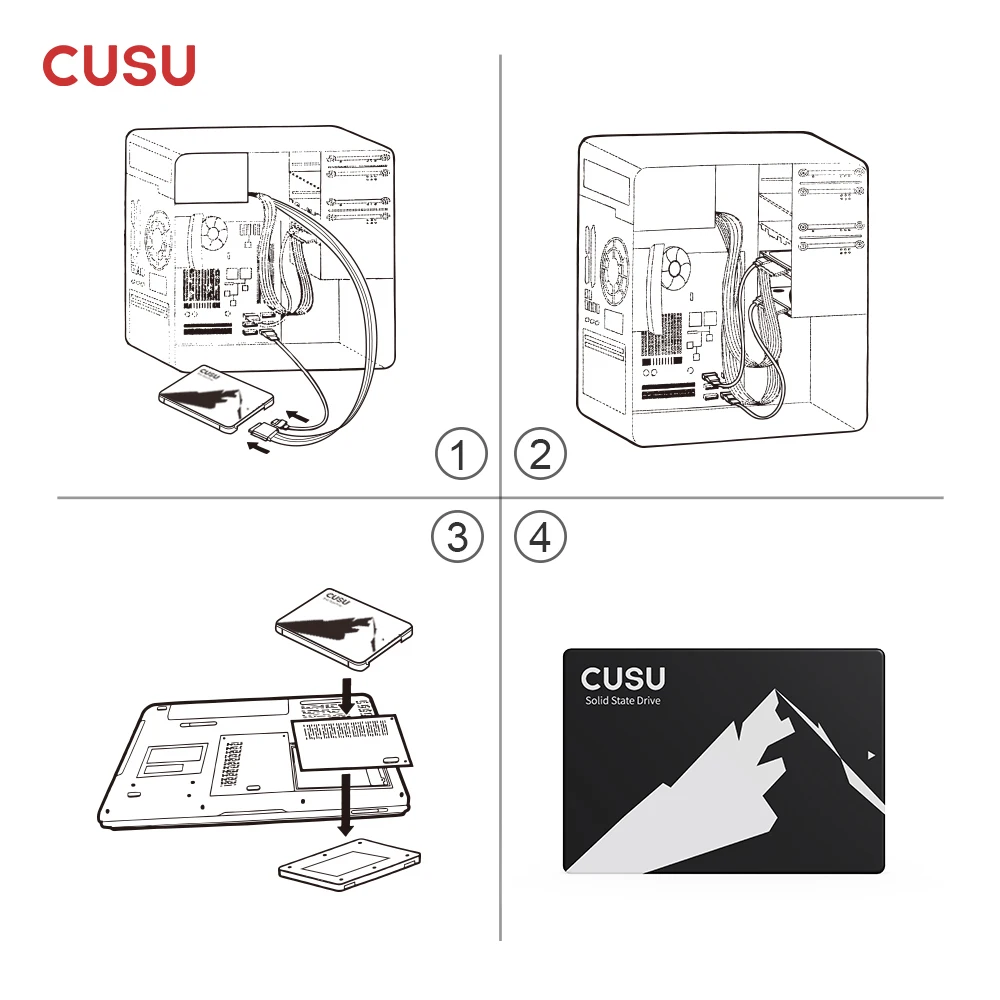 Ổ cứng SSD CUSU SATA3 2.5 NAND 256GB