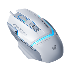 Chuột Gaming Aula có dây S12 PRO Trắng Xám